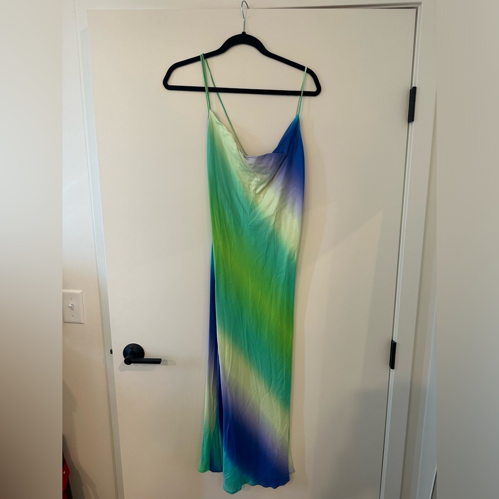 Tie dye maxi Zara dress